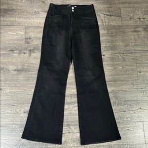 Black Flare Jeans